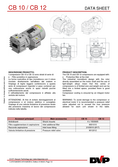 Datasheet DVP CB 10 Datasheet DVP CB 10