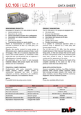 Datasheet DVP LC 106 Datasheet DVP LC 106