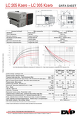 Datasheet DVP LC 305 KZERO Datasheet DVP LC 305 KZERO