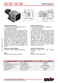 Datasheet DVP SC 80 Datasheet DVP SC 80