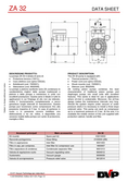 Datasheet DVP ZA 32 Datasheet DVP ZA 32