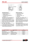 Datasheet RD 2D Datasheet RD 2D